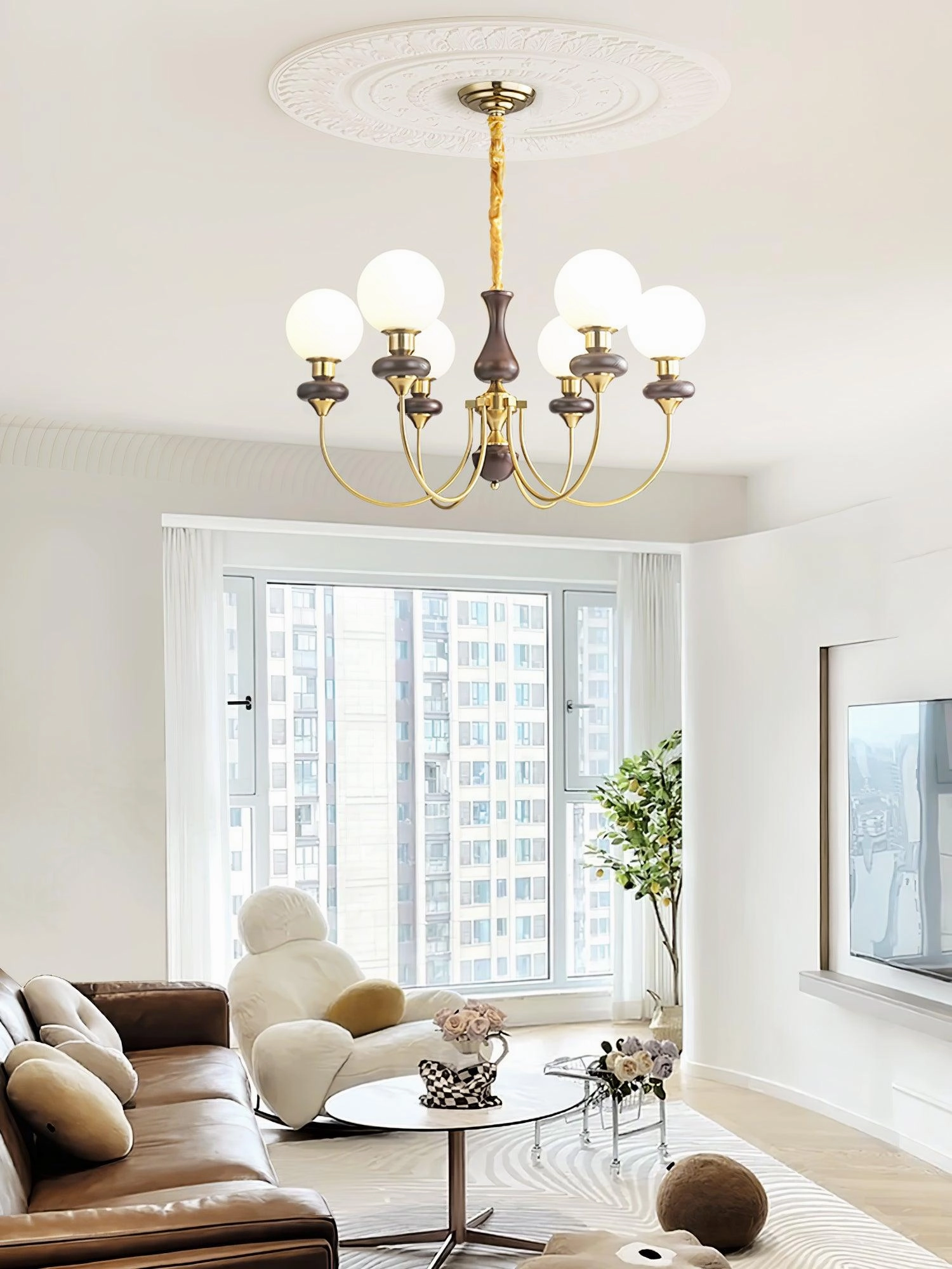 Retro Monique Chandelier