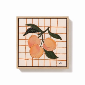 Retro Peach Art Boardhome decor ,wall decor 