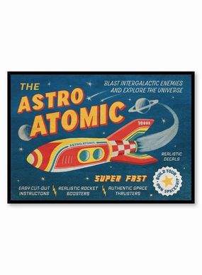 Retro Rocket, Posterpop culture themed posters