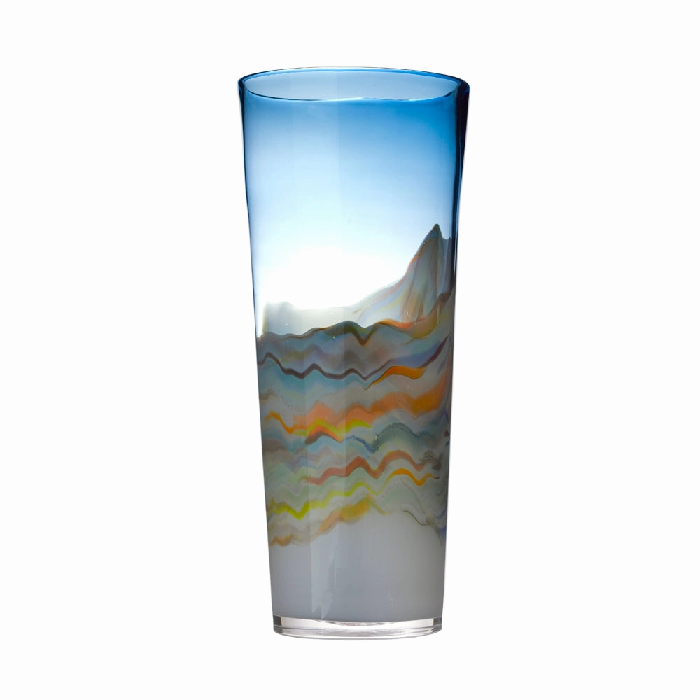 Rhian Hand-Blown Vase Agate