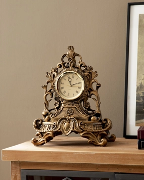 Rhodes Rustic Brown Mantle Clockhome decor ,wall decor 