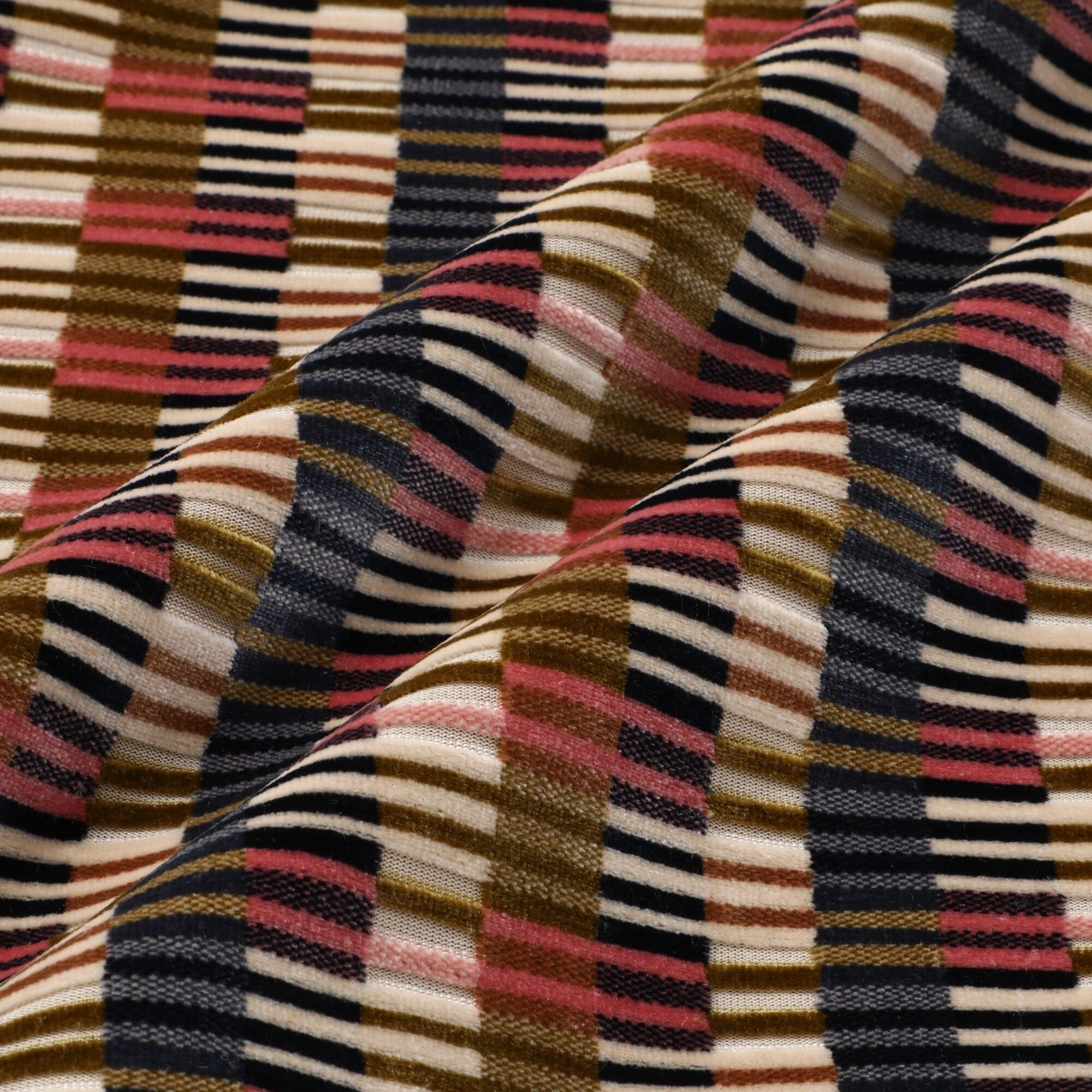 Rhythm Stripe Cushion Cover 450 X 450 Multi