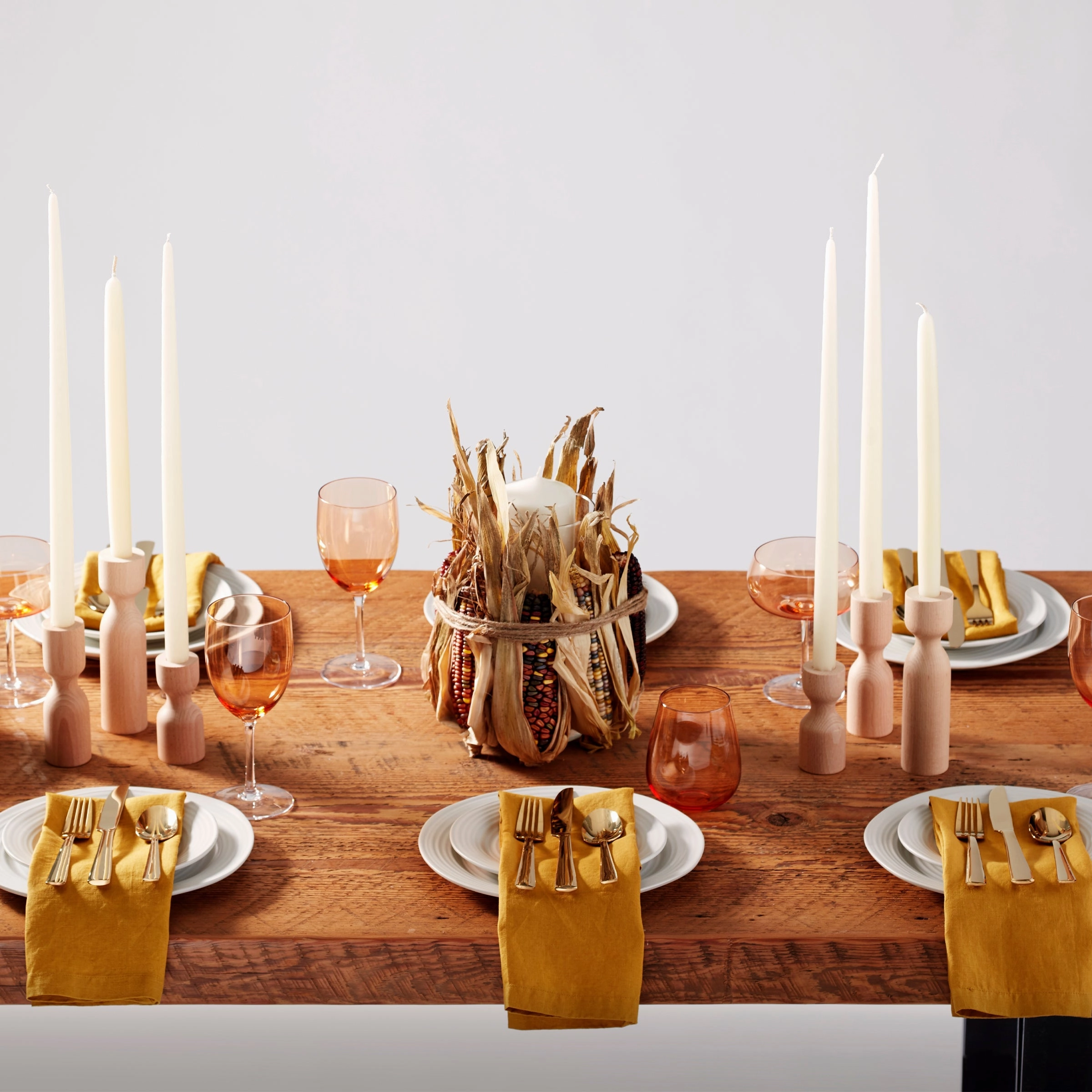 Ridge White 12-Piece Dinnerware Set
