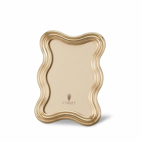 Ripple Frame - Gold - 4x6decorative photo frame ,personalized photo frame 