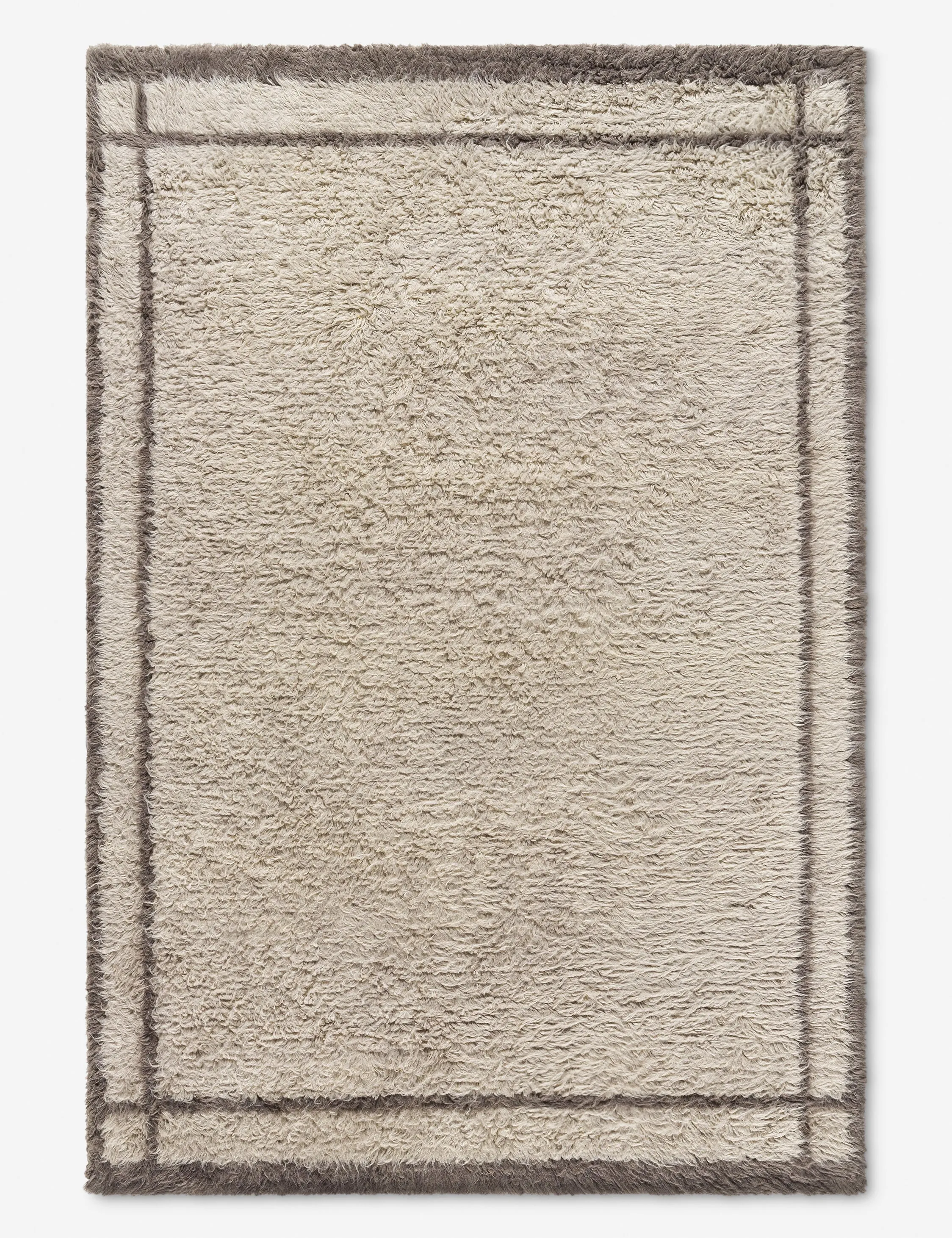 Rizal Moroccan Style Hand-Tufted Wool Rugmodern color block patchwork rug