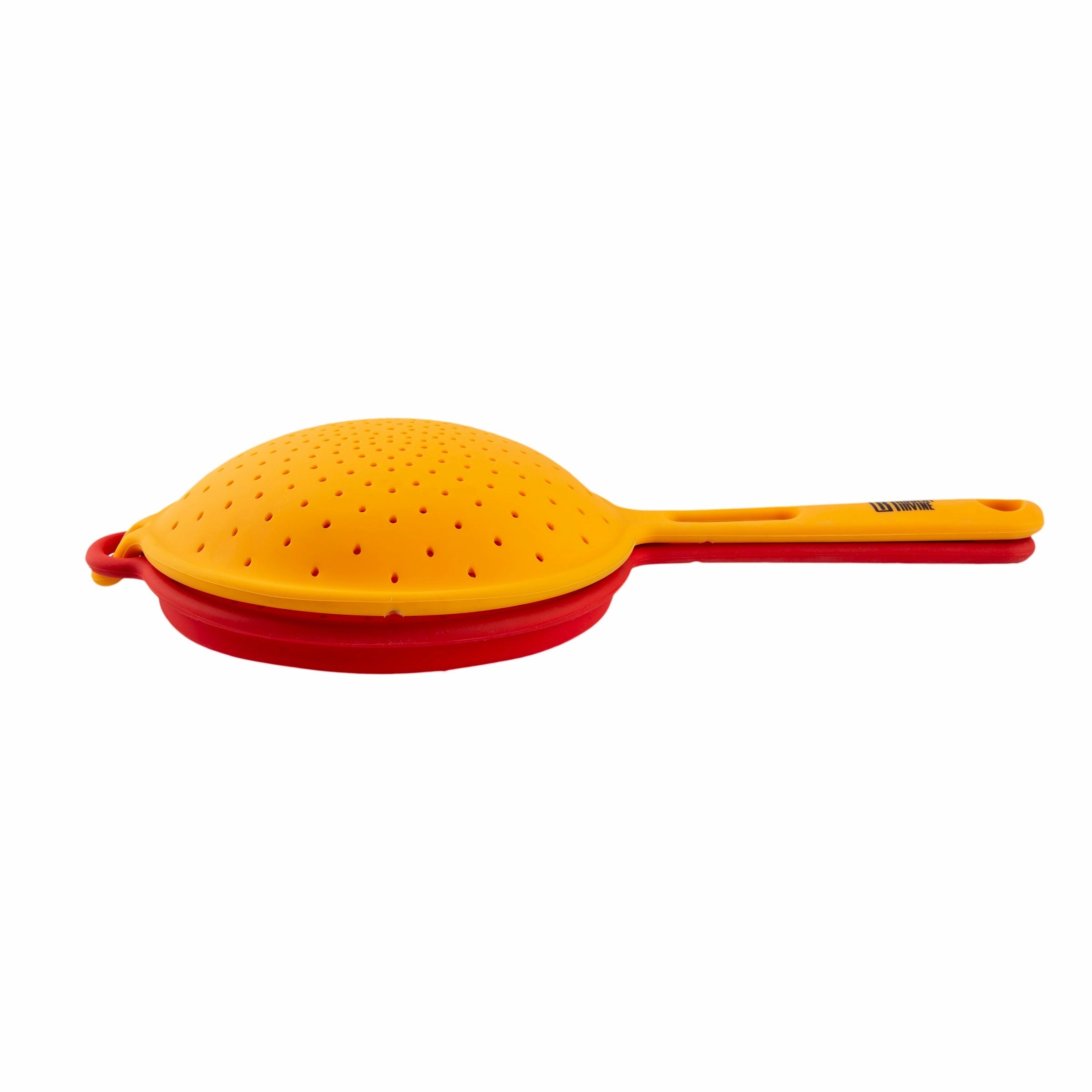 Robert Irvine 2-Piece Silicone Colander Set Orange