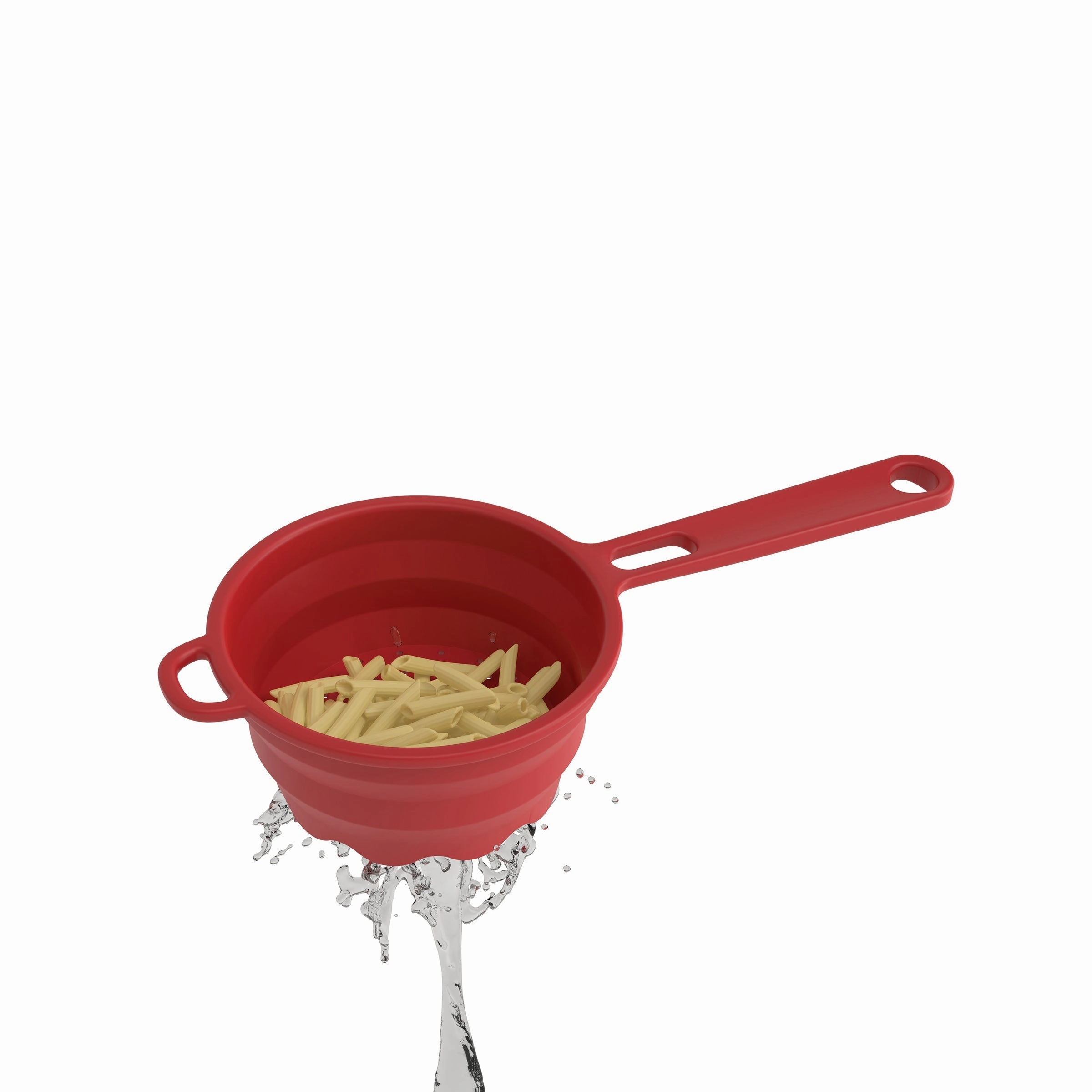 Robert Irvine 2-Piece Silicone Colander Set Orange