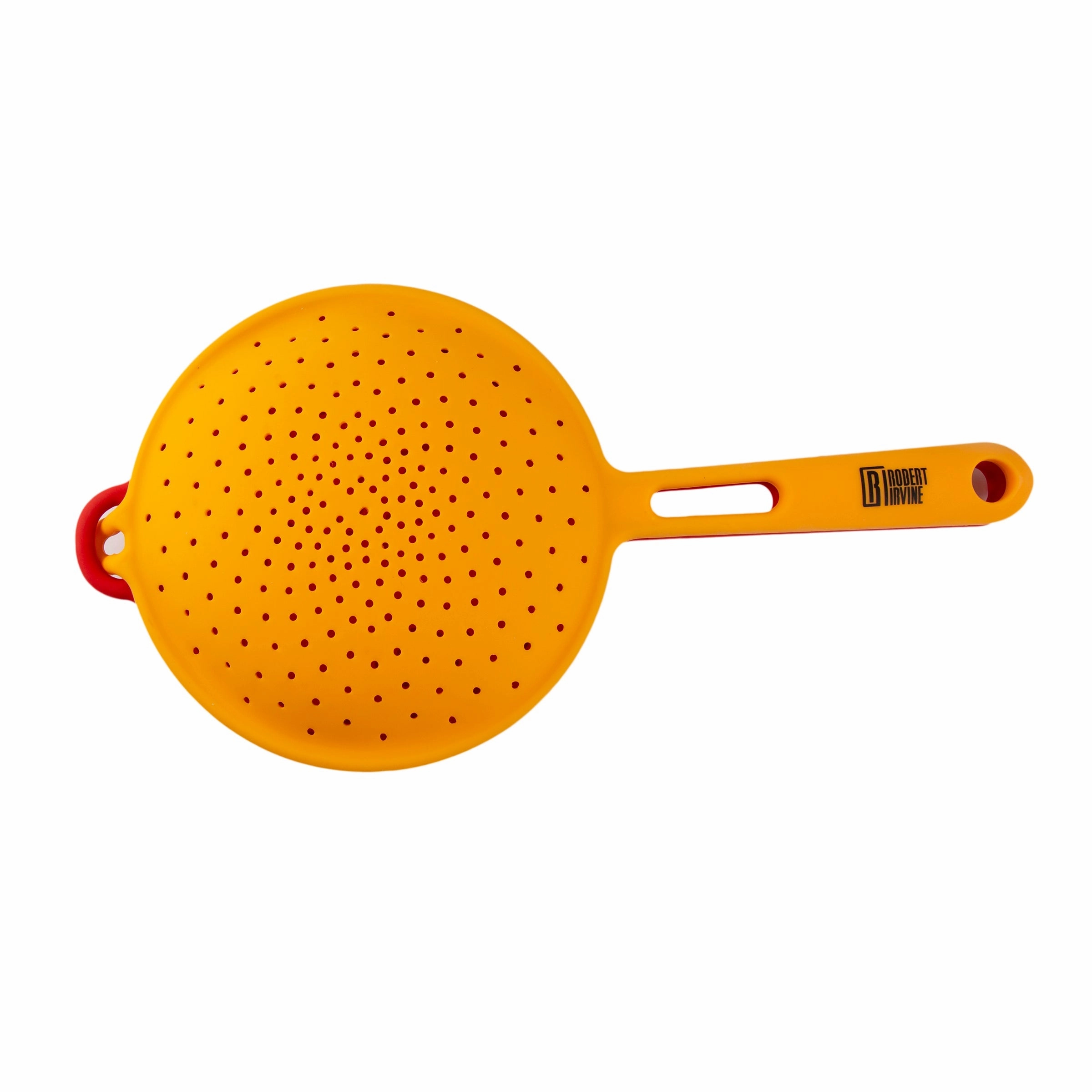 Robert Irvine 2-Piece Silicone Colander Set Orange