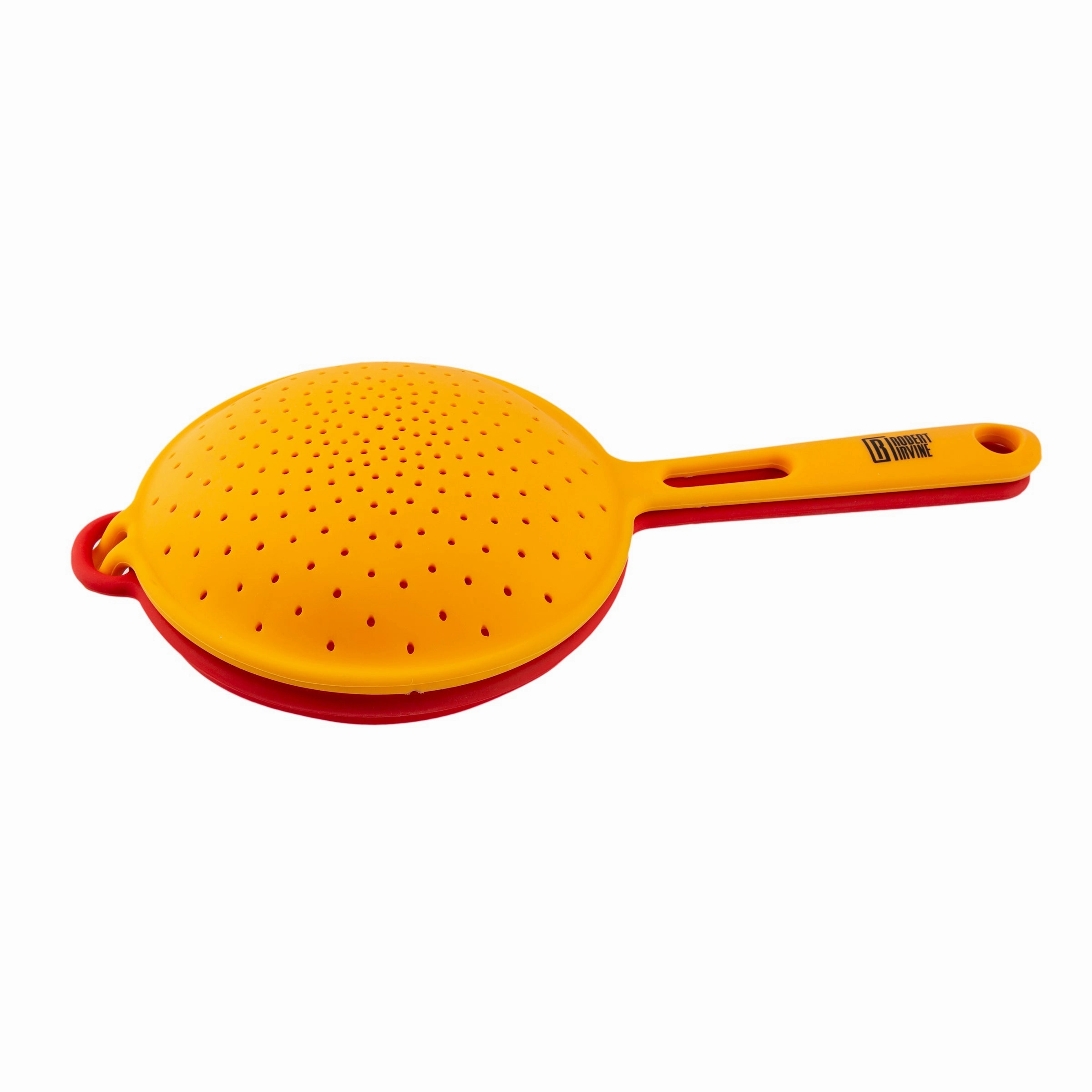 Robert Irvine 2-Piece Silicone Colander Set Orange