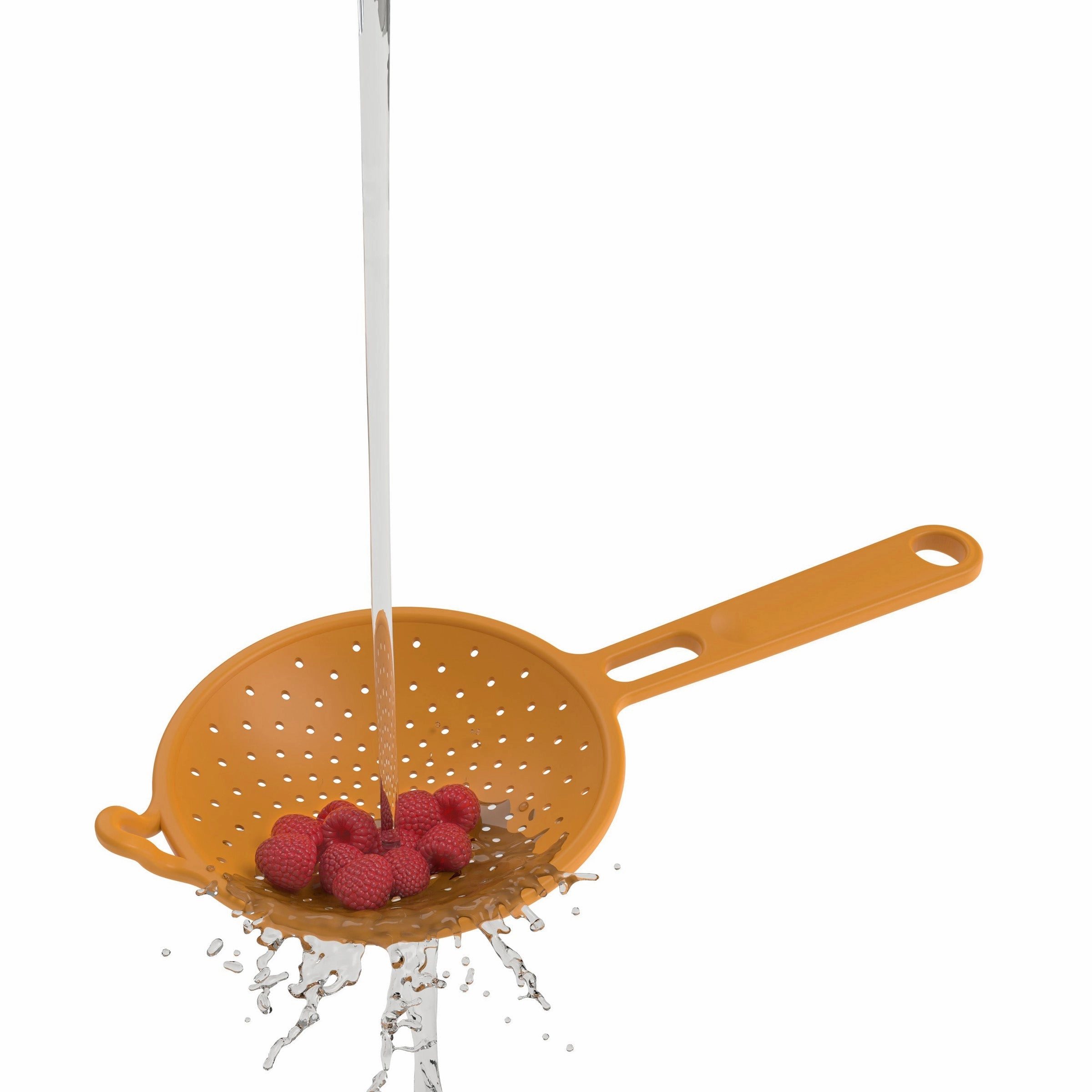 Robert Irvine 2-Piece Silicone Colander Set Orange