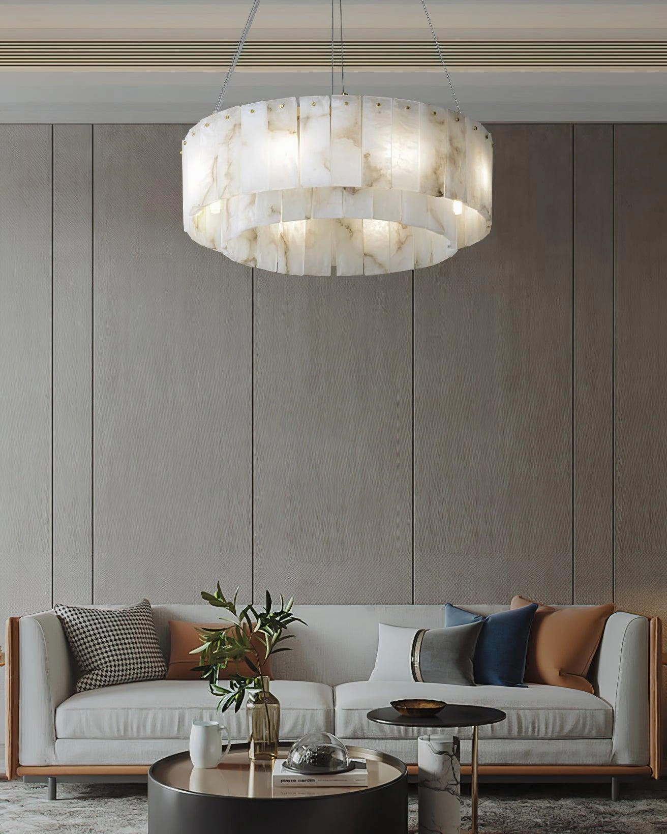 Rock Alabaster Chandelier