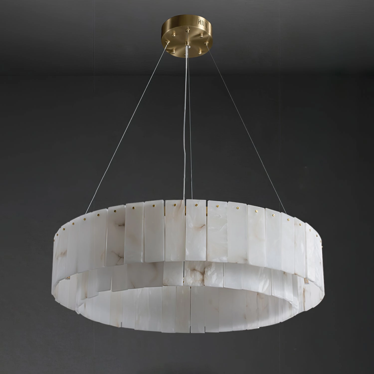 Rock Alabaster Chandelier