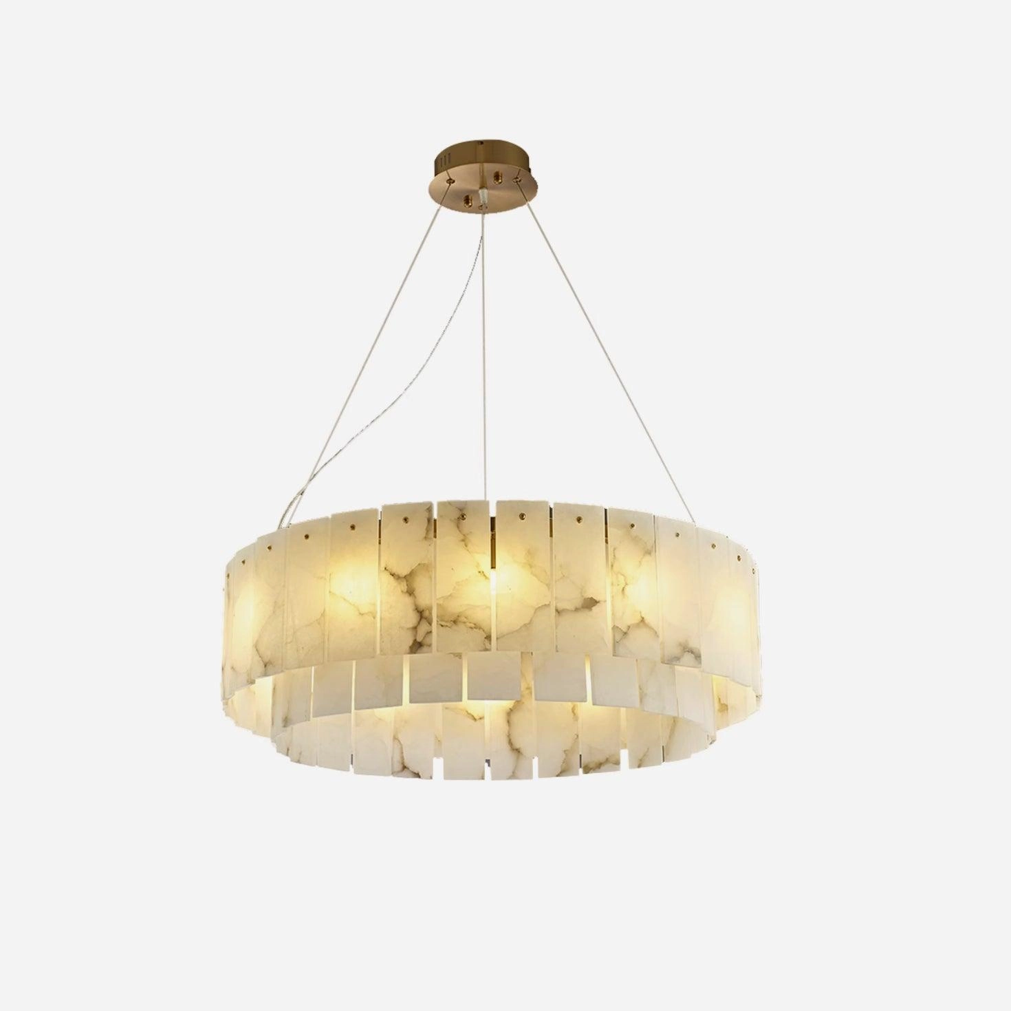 Rock Alabaster Chandelier