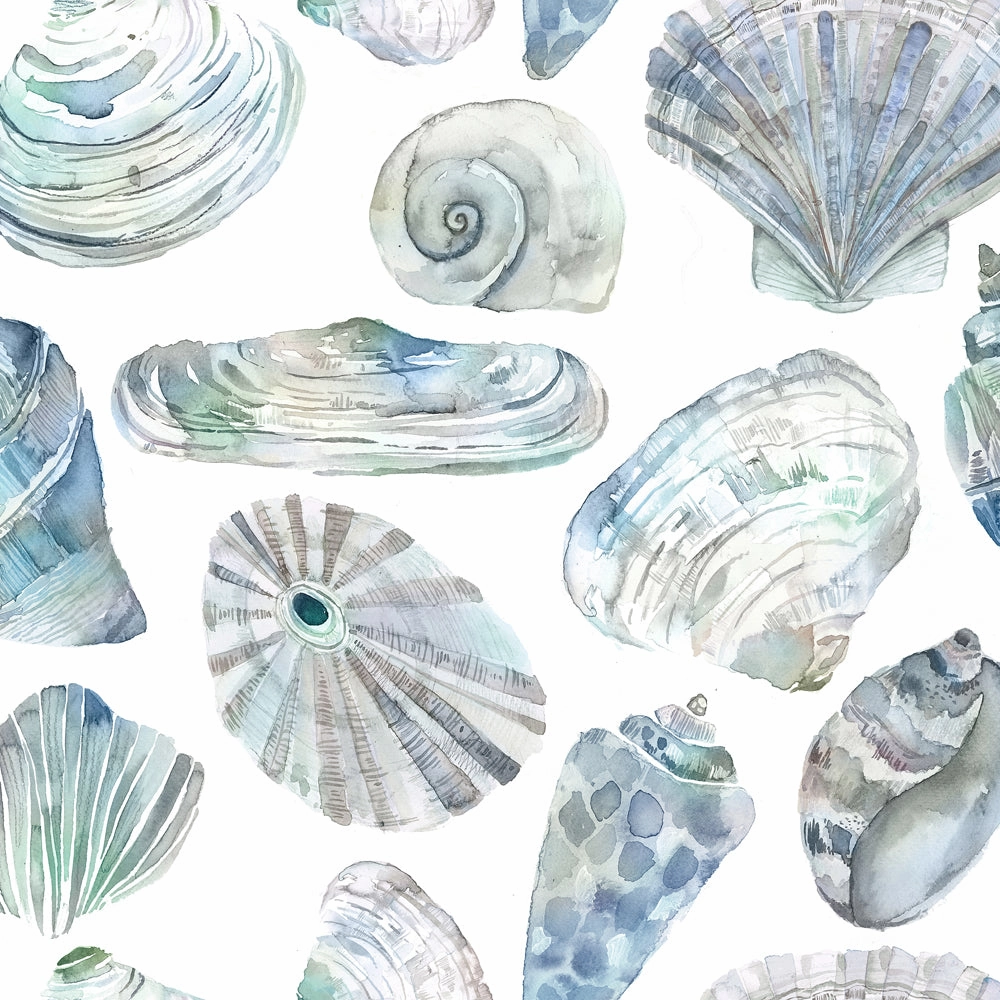 Rockpool Printed Cotton Made to Measure Roman Blinds Marine