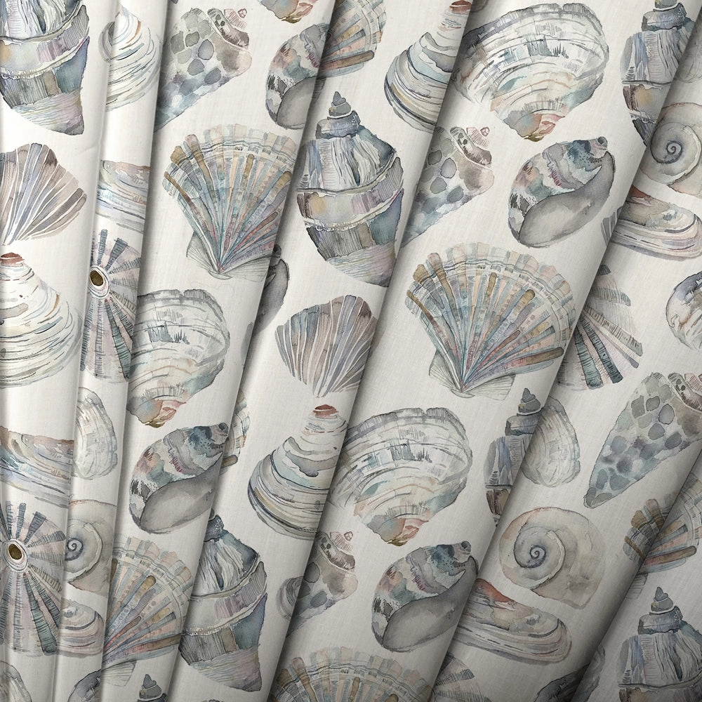 Rockpool Printed Cotton Made to Measure Roman Blinds Slate
