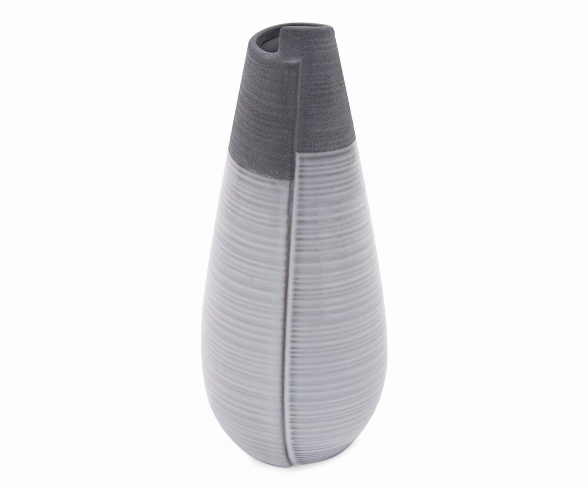 Rolled Two Tone Vasehome decoration ,modern home decor 