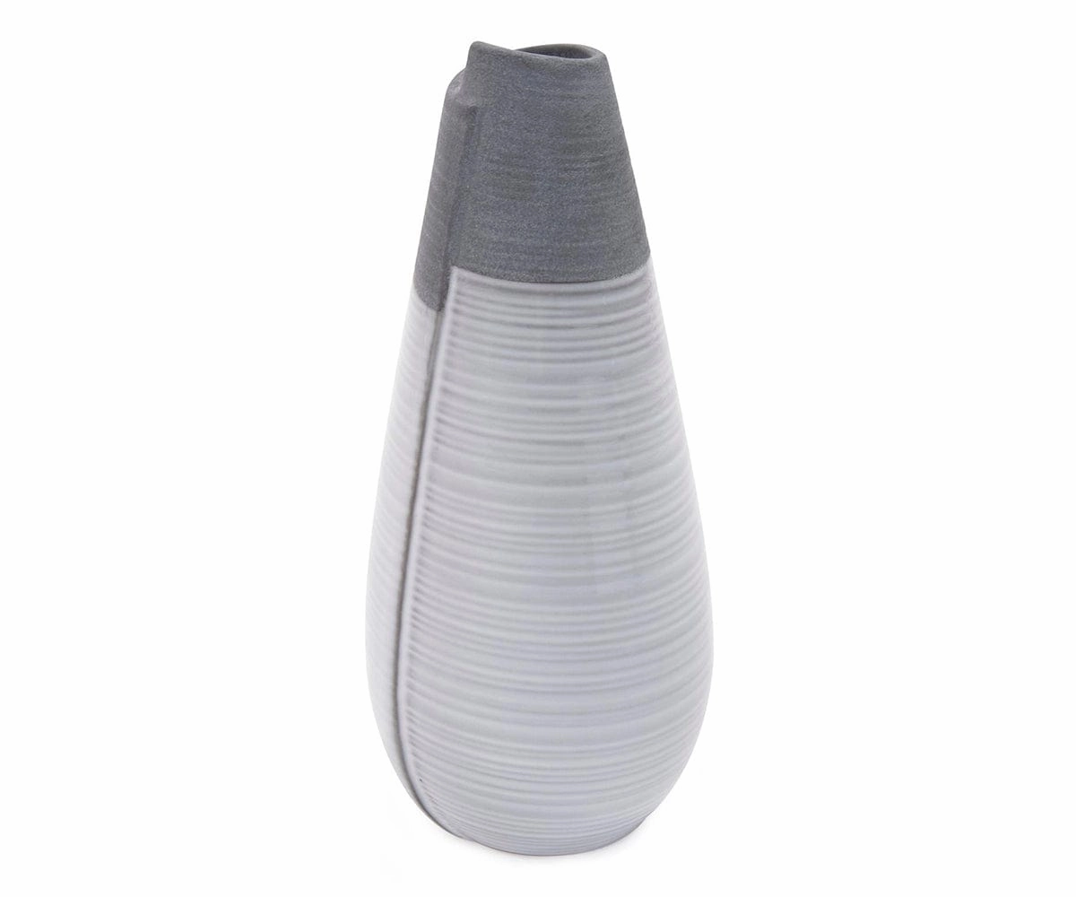 Rolled Two Tone Vase