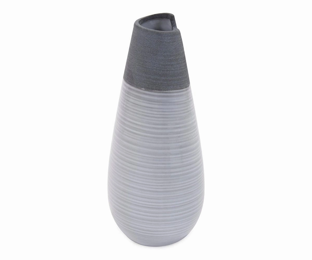Rolled Two Tone Vase
