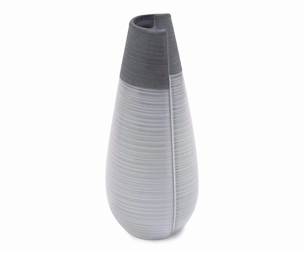 Rolled Two Tone Vase
