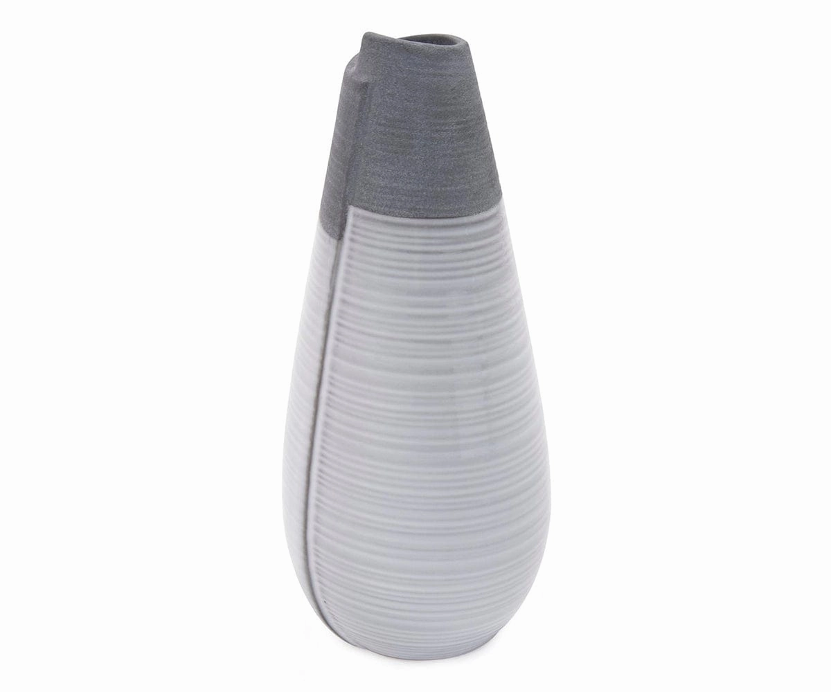 Rolled Two Tone Vase