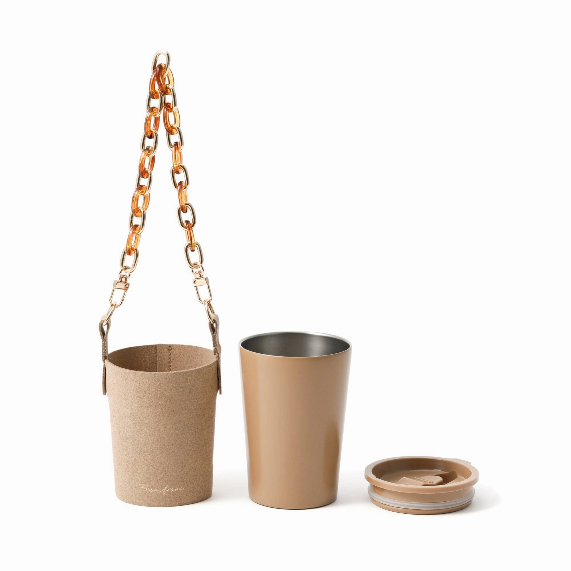 Roost Tumbler Set Suede  Brown