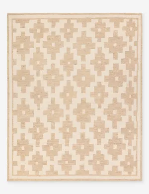 Rosabel Hand-Knotted Wool Rugmodern color block patchwork rug