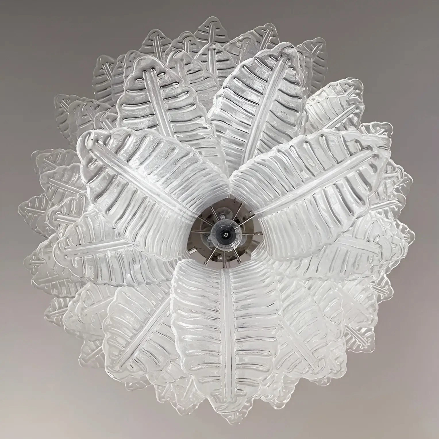 Rosalind Murano Clear Glass Chandelier