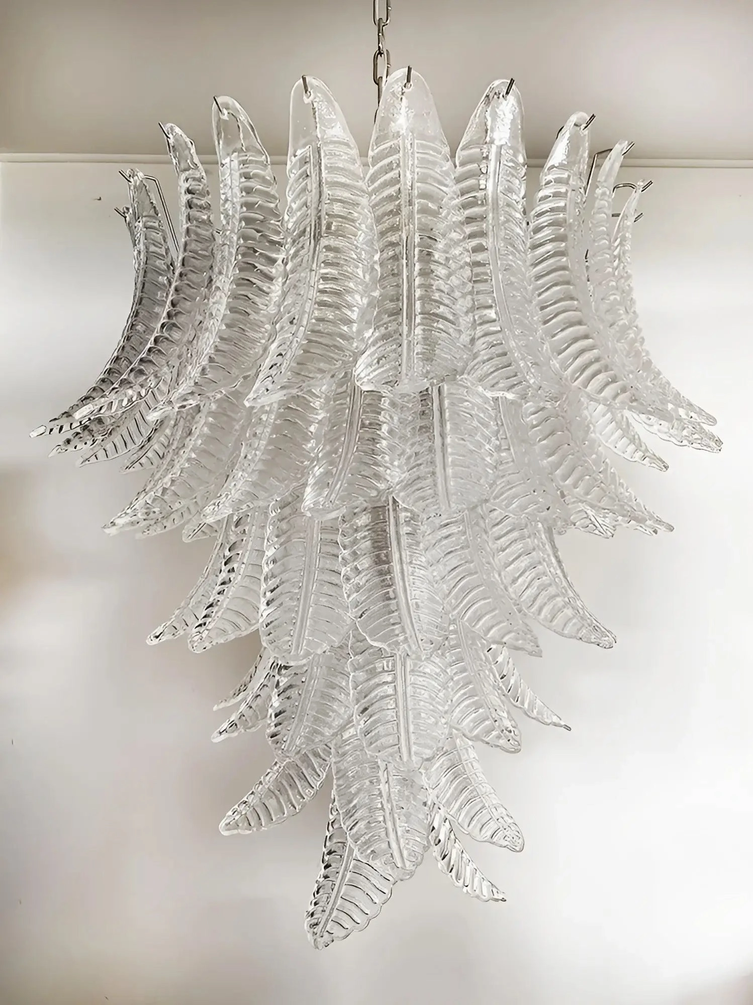 Rosalind Murano Clear Glass Chandelier