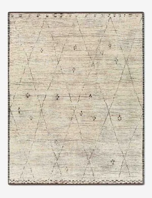 Rosanne Hand-Knotted Wool Rugmodern color block patchwork rug