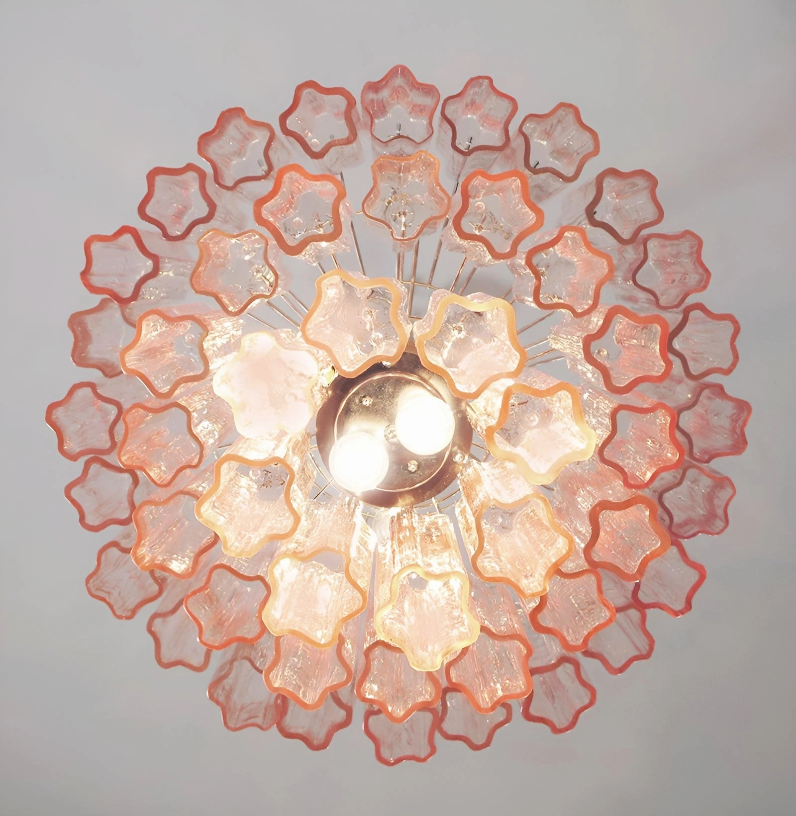 Rose Murano Glass Chandelier