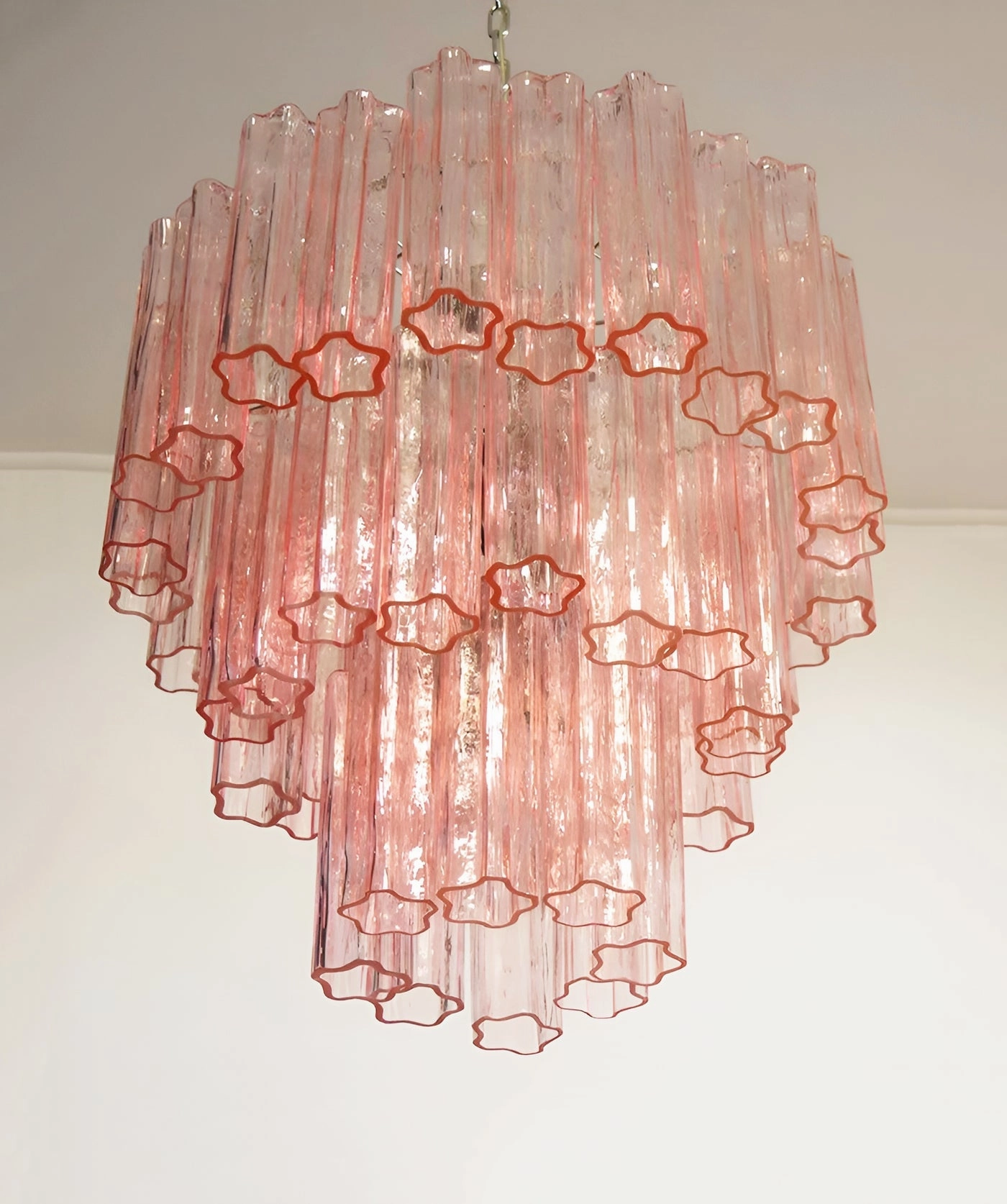 Rose Murano Glass Chandelier