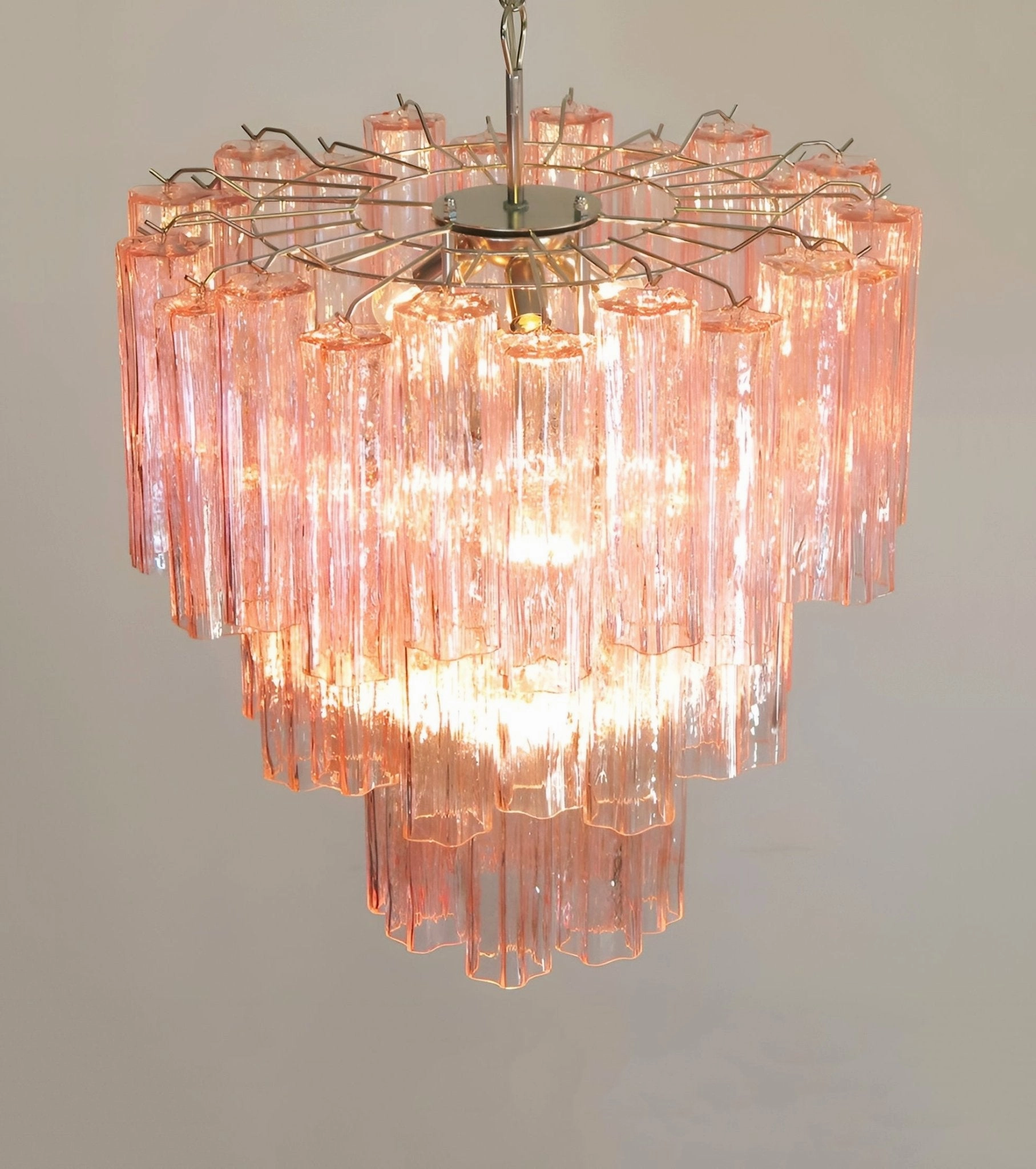 Rose Murano Glass Chandelier