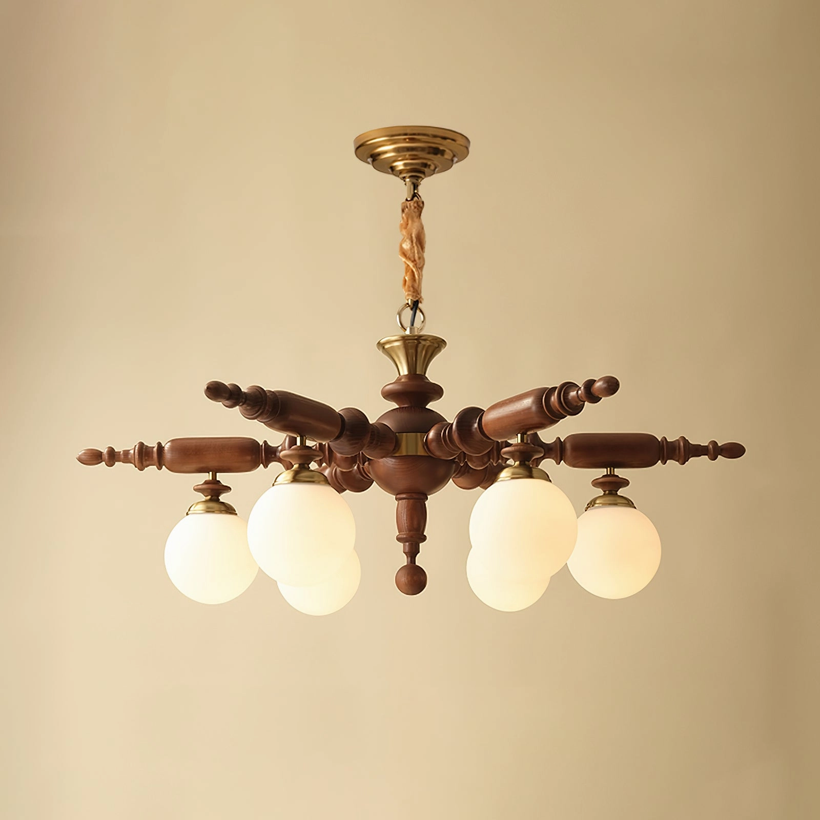 Rotating Stick Chandelier