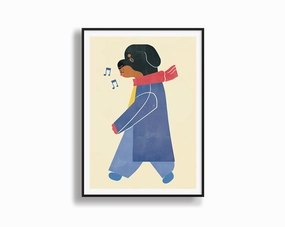 Rottweilernordic style wall decor