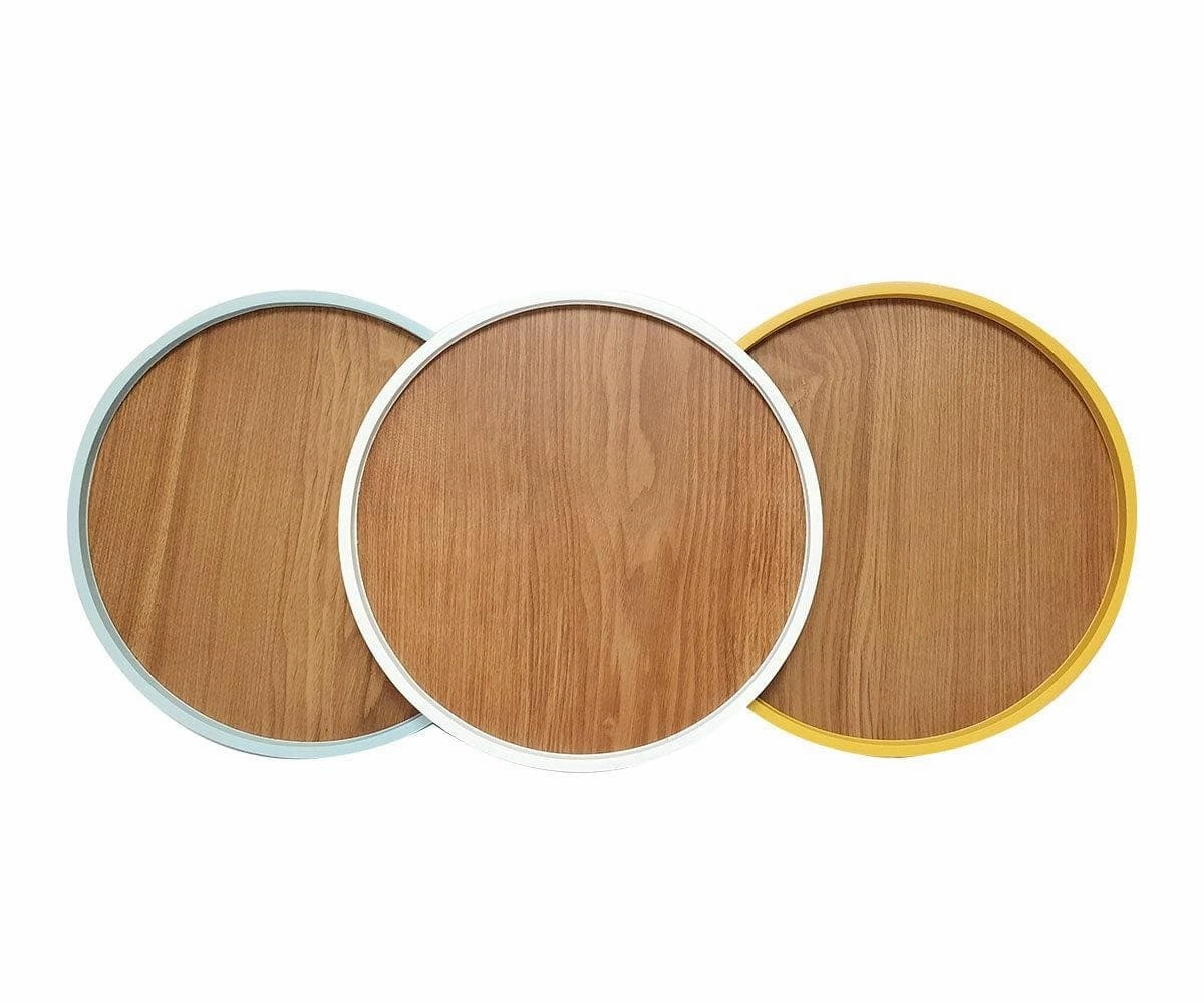 Round Lacquer Trim Tray
