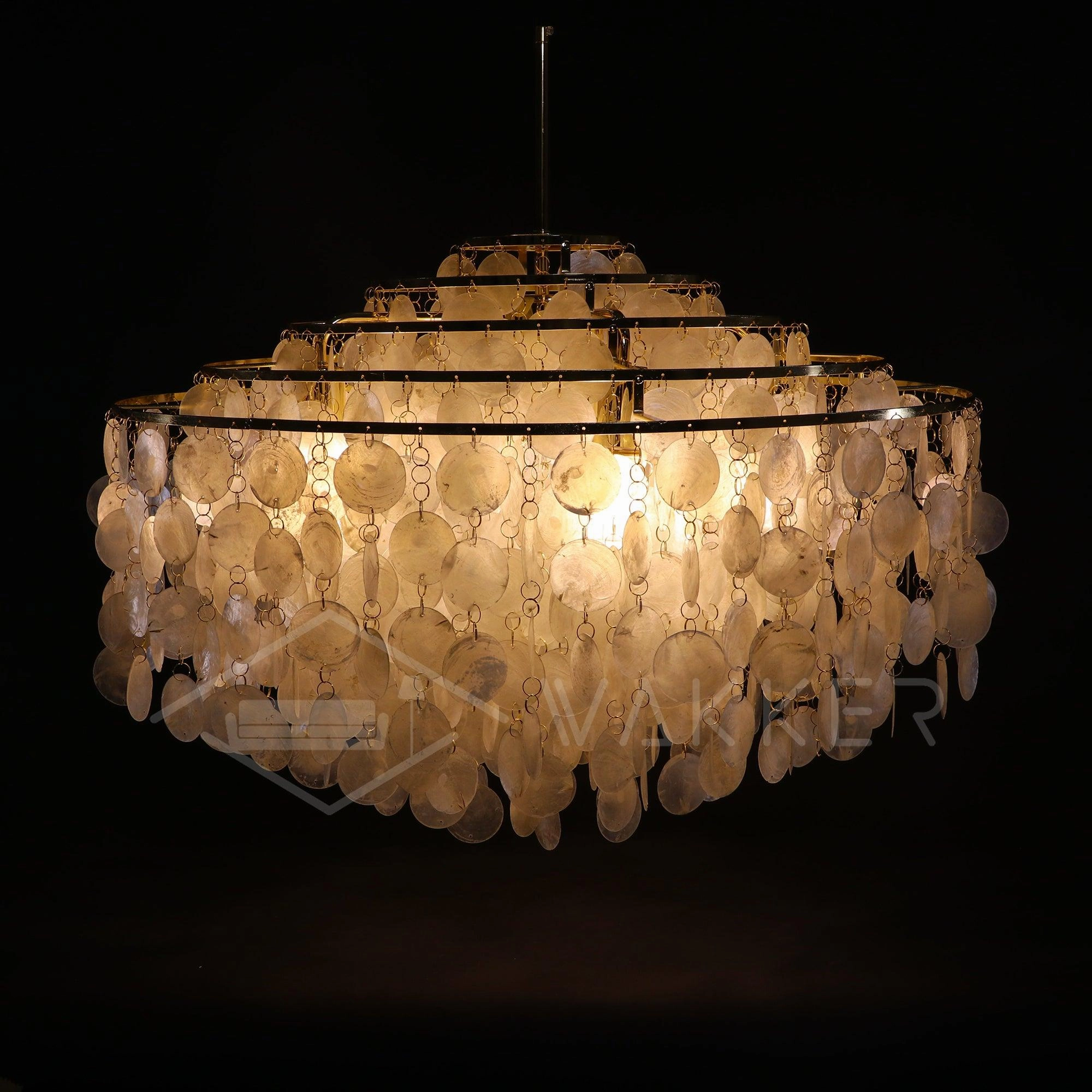 Round Shell Chandelier