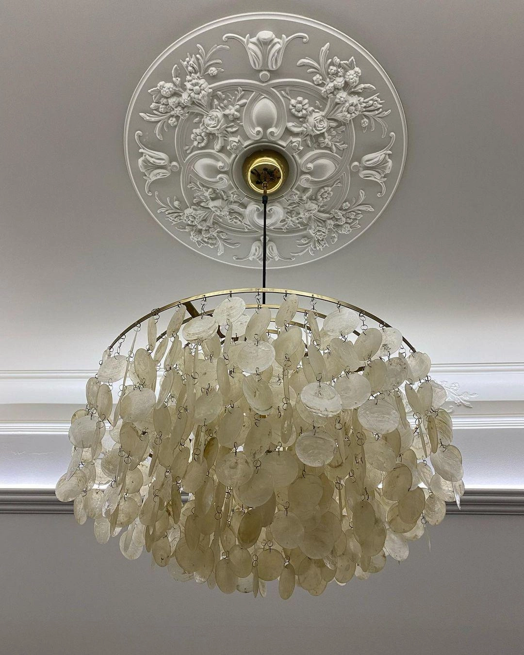 Round Shell Chandelier