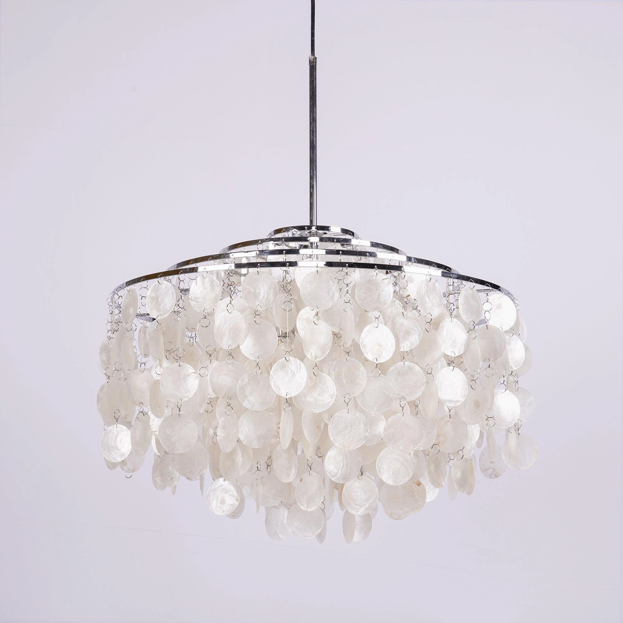 Round Shell Chandelier