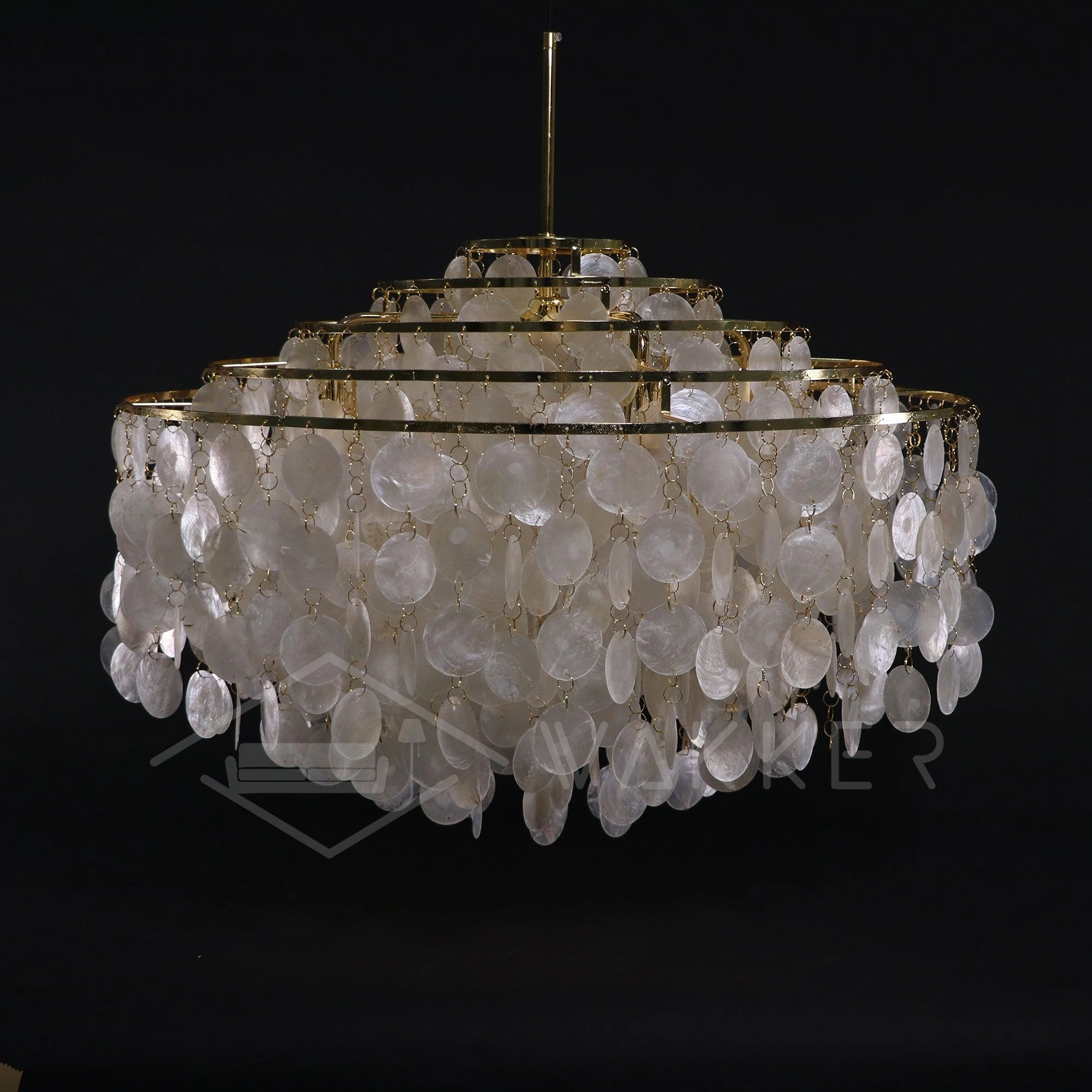 Round Shell Chandelier
