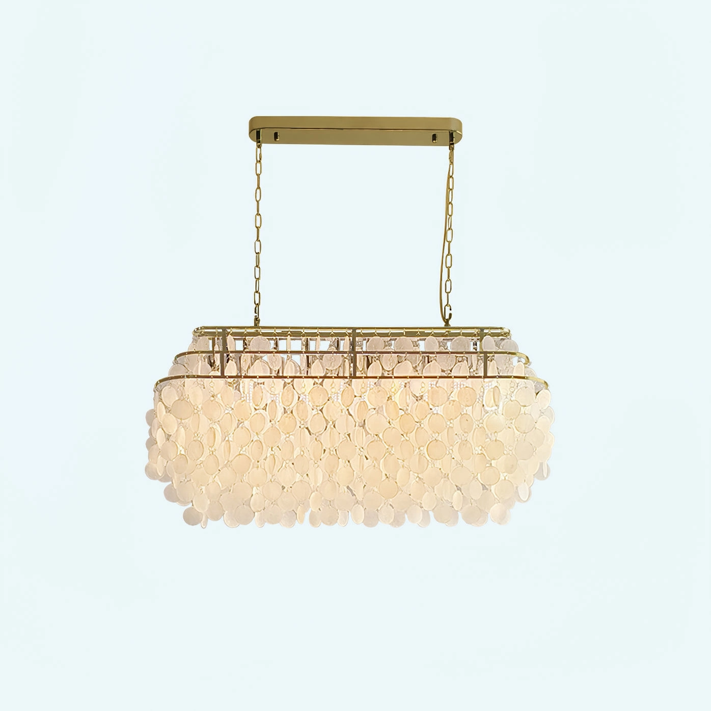 Round Shell Chandelier