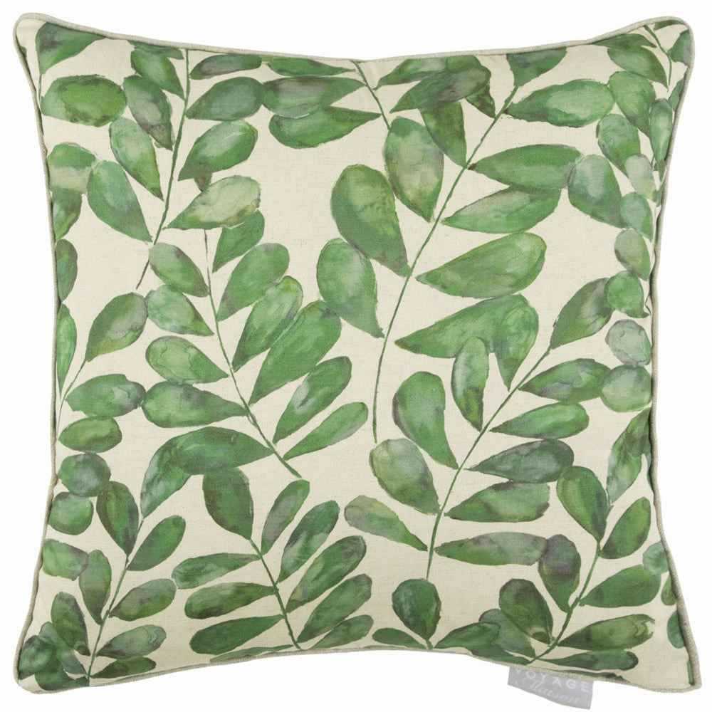 Rowan Printed Feather Cushion Apple