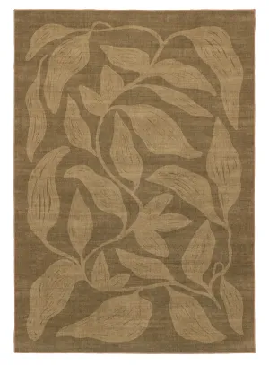 Rua Olive Botanical Washable Rugmodern color block patchwork rug