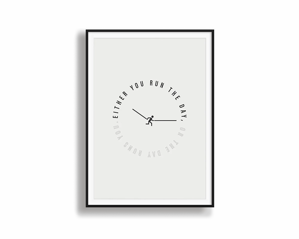 Run The Day 1modern abstract painting decor
