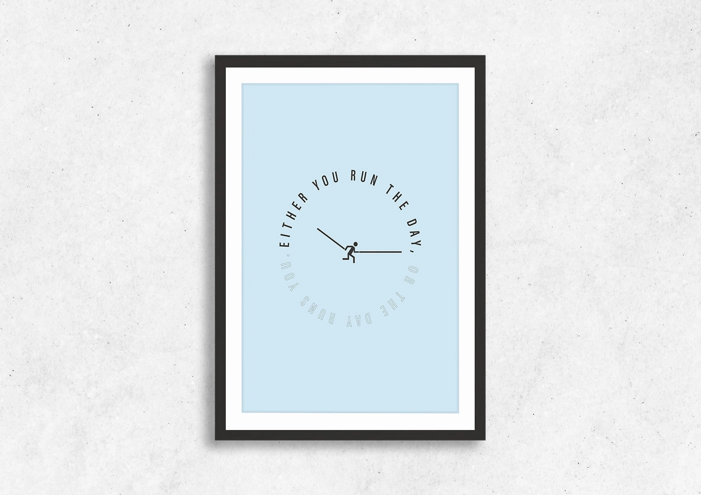 Run The Day 4modern abstract painting decor