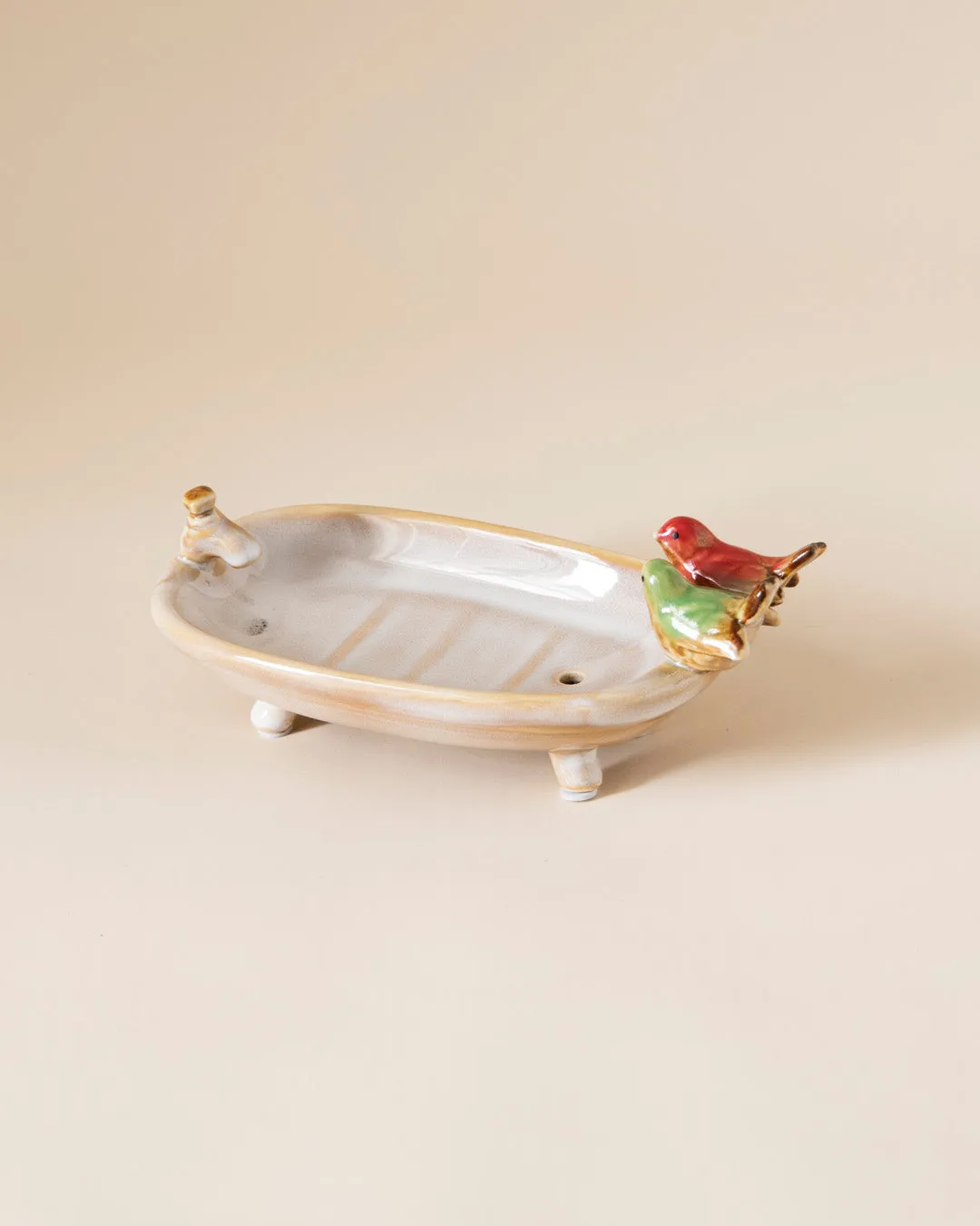 Rustic Bird Bathtub Soap Dispenser