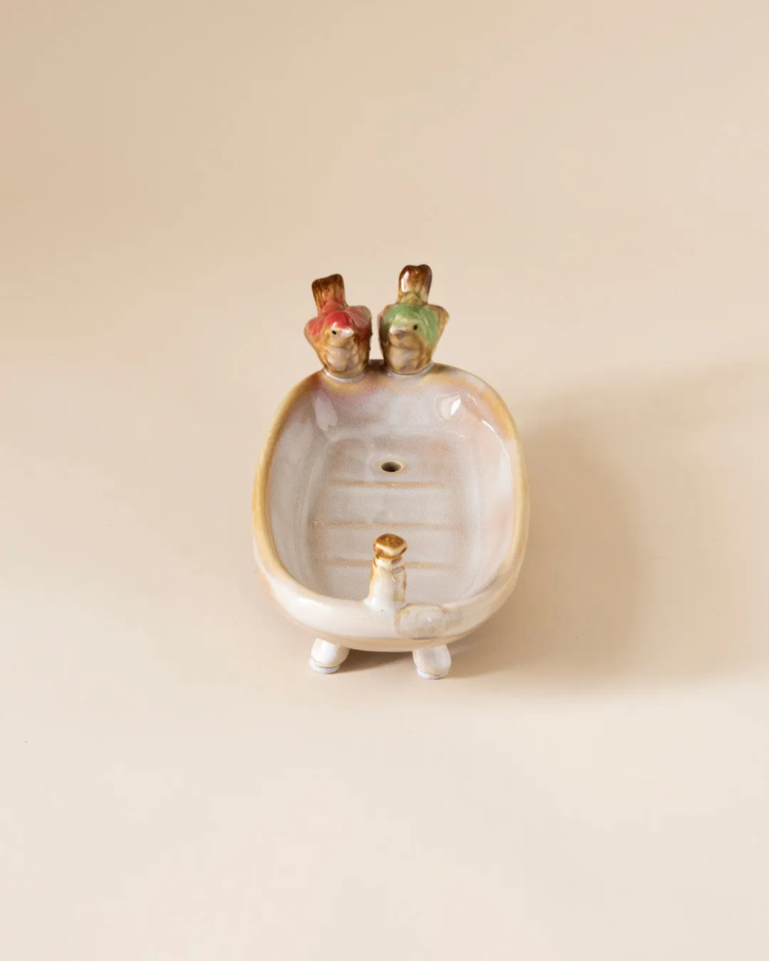 Rustic Bird Bathtub Soap Dispenser