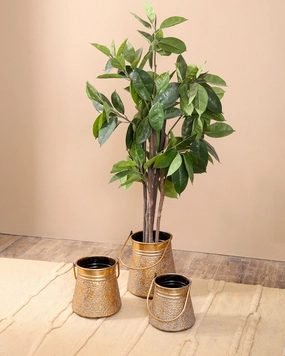 Rustic Hanging Bucket Planter - Largehome decor ,wall decor 