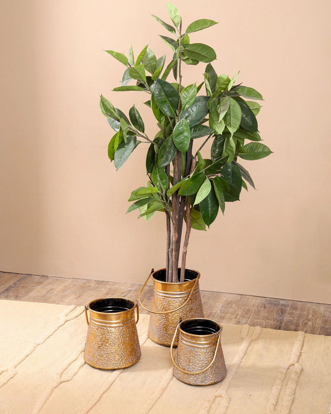 Rustic Hanging Bucket Planter - Largehome decor ,wall decor 