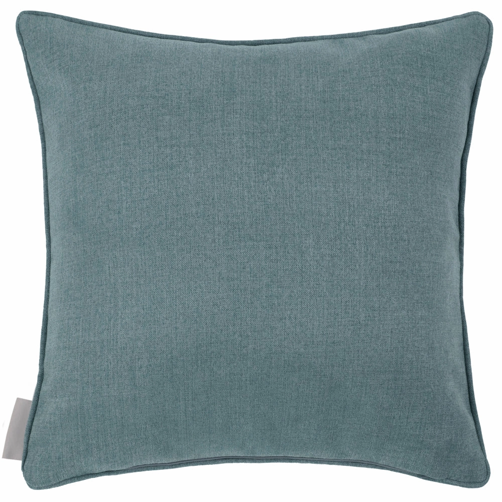 Saana Printed Piped Cushion Teal