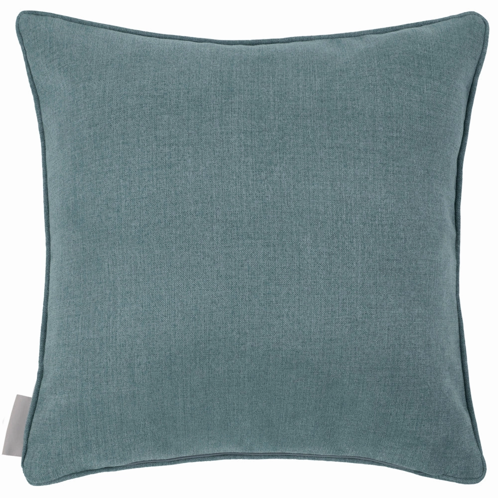 Saana Printed Piped Cushion Teal